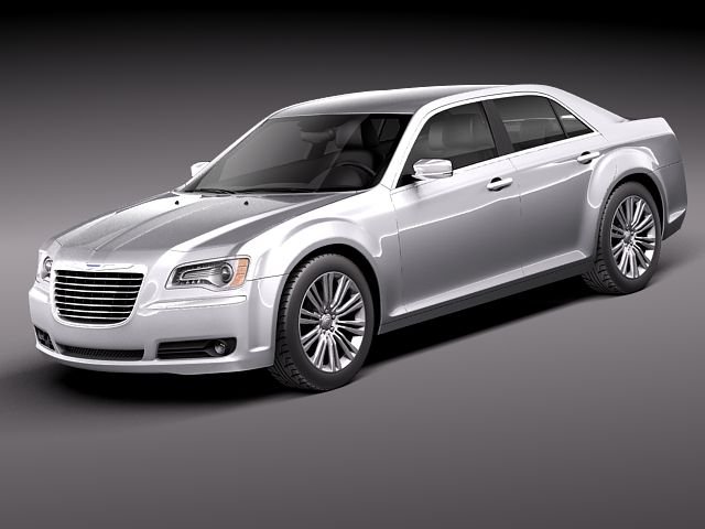 Chrysler 300c 2012 3D Model .c4d .max .obj .3ds .fbx .stl .blend 