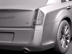 Chrysler 300c 2012 3D Model