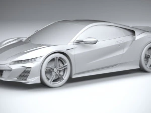Acura NSX Type S 2022 3D Model