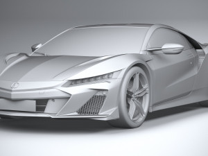 Acura NSX Type S 2022 3D Model