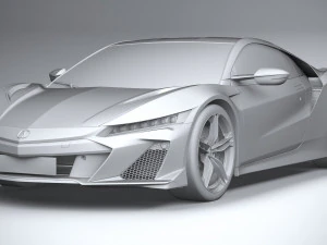 Acura NSX Type S 2022 3D Model