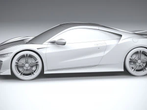 Acura NSX Type S 2022 3D Model
