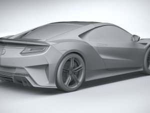 Acura NSX Type S 2022 3D Model