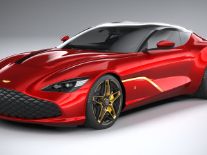 Aston Martin DBS GT Zagato 2020 3D Model