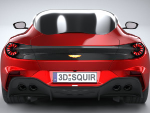 Aston Martin DBS GT Zagato 2020 3D Model