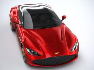 Aston Martin DBS GT Zagato 2020 3D Model