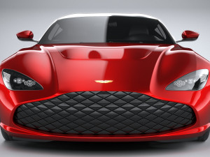 Aston Martin DBS GT Zagato 2020 3D Model
