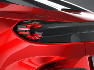 Aston Martin DBS GT Zagato 2020 3D Model