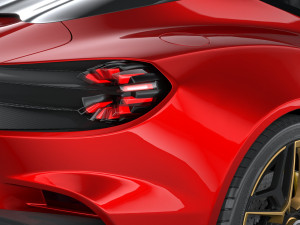 Aston Martin DBS GT Zagato 2020 3D Model