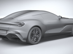 Aston Martin DBS GT Zagato 2020 3D Model