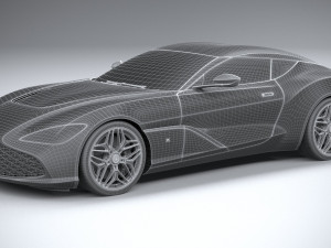 Aston Martin DBS GT Zagato 2020 3D Model
