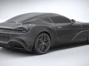 Aston Martin DBS GT Zagato 2020 3D Model