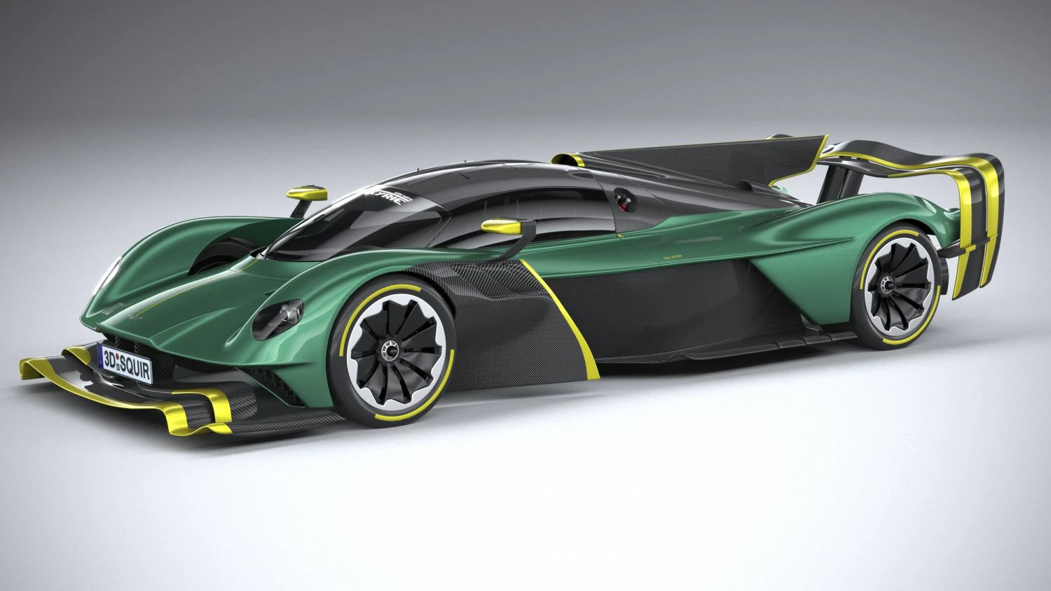Aston Martin Valkyrie AMR Pro 2022 3D Model .c4d .max .obj .3ds .fbx .stl .blend 