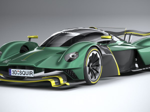 Aston Martin Valkyrie AMR Pro 2022 3D 模型