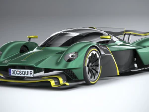 Aston Martin Valkyrie AMR Pro 2022 3D Model