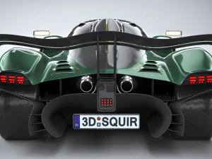 Aston Martin Valkyrie AMR Pro 2022 3D Model