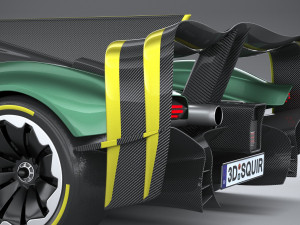 Aston Martin Valkyrie AMR Pro 2022 3D 模型
