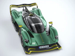 Aston Martin Valkyrie AMR Pro 2022 3D Model
