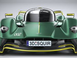 Aston Martin Valkyrie AMR Pro 2022 3D 模型