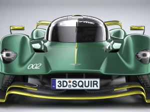 Aston Martin Valkyrie AMR Pro 2022 3D Model