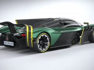 Aston Martin Valkyrie AMR Pro 2022 3D Model