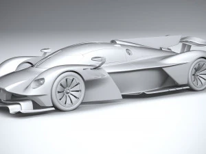 Aston Martin Valkyrie AMR Pro 2022 3D Model