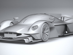 Aston Martin Valkyrie AMR Pro 2022 3D 模型