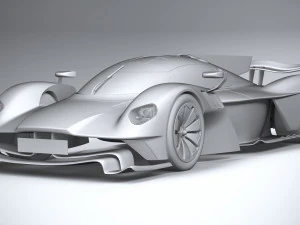 Aston Martin Valkyrie AMR Pro 2022 3D Model