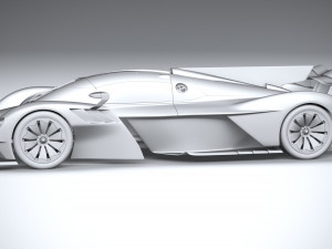 Aston Martin Valkyrie AMR Pro 2022 3D 模型