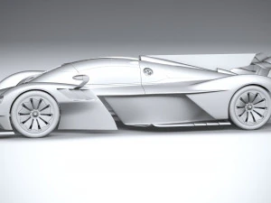 Aston Martin Valkyrie AMR Pro 2022 3D Model