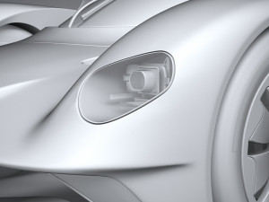 Aston Martin Valkyrie AMR Pro 2022 3D 模型