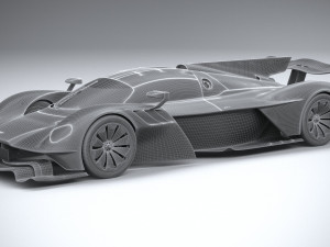 Aston Martin Valkyrie AMR Pro 2022 3D 模型