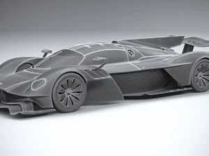 Aston Martin Valkyrie AMR Pro 2022 3D Model