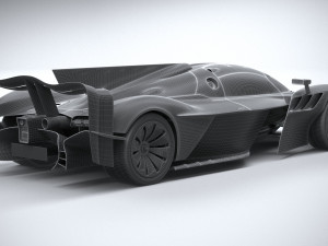 Aston Martin Valkyrie AMR Pro 2022 3D 模型