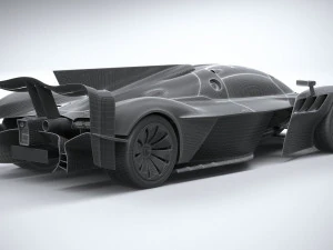 Aston Martin Valkyrie AMR Pro 2022 3D Model