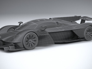 Aston Martin Valkyrie AMR Pro 2022 3D 模型