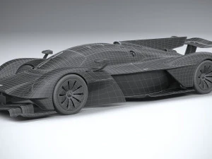 Aston Martin Valkyrie AMR Pro 2022 3D Model