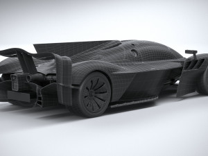 Aston Martin Valkyrie AMR Pro 2022 3D 模型