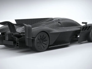 Aston Martin Valkyrie AMR Pro 2022 3D Model
