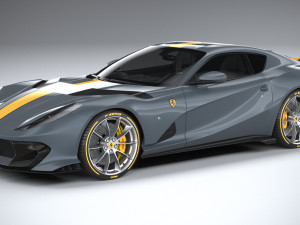 ferrari 812 competizione 2021 3D Model