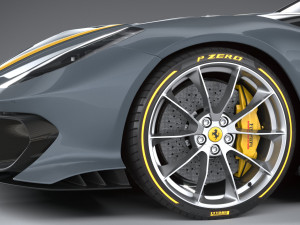 Ferrari 812 Competizione 2021 3D 模型