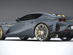 Ferrari 812 Competizione 2021 3D 模型