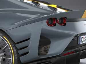 Ferrari 812 Competizione 2021 3D 模型