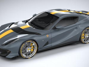 Ferrari 812 Competizione 2021 3D 模型