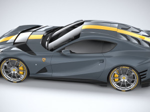 Ferrari 812 Competizione 2021 3D 模型