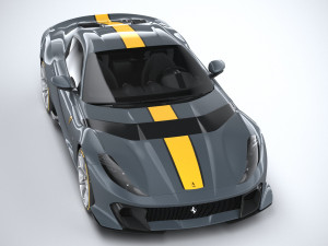 Ferrari 812 Competizione 2021 3D 模型