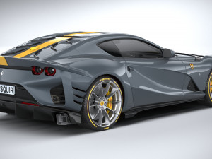 Ferrari 812 Competizione 2021 3D 模型