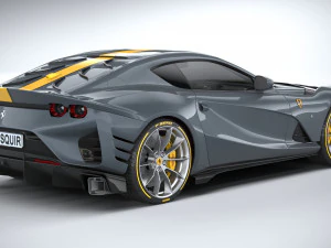 Ferrari 812 Competizione 2021 3D Model