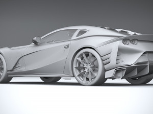 Ferrari 812 Competizione 2021 3D 模型