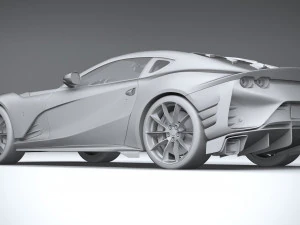 Ferrari 812 Competizione 2021 3D Model